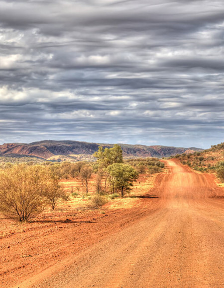 Image of a road in the desert.