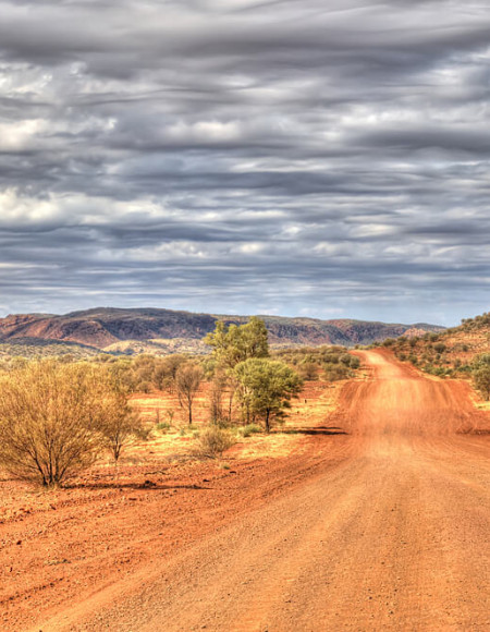 Image of a road in the desert.