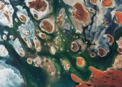 Aerial image of Lake Mackay.